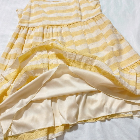 NWOT Altar’d State Yellow Stripe Mini Dress - Picture 4 of 6